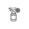 Air freshener line icon