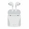 Air Headphones in Box icon. holder Wireless in case white Earphones garniture electronic gadget vector illustration