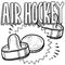 Air hockey sketch