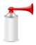 Air horn for rescue sos or sports signals vector illustration