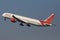 Air India plane flying to exotic destinations