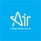 Air logo, a letter, star