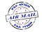 Air mail par avion