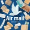 Air mail service, freight and parcels delivery