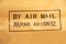 By Air Mail Sticker