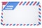 Air mail vintage envelope