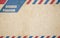 Air mail vintage envelope