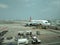 Air Mauritius aeroplane landing Singapore airport