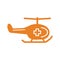 Air medical, transportation icon design / vector graphics