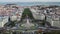 Air panorama europe city, Marquis Pombal Square, Lisbone Portugal, drone view