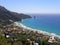 Air photograph, Corfu Island, Greece
