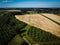 Air picture view above belgium europe world agriculture