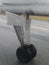 Air-plane tyre wet