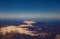 Air Plane view of Canigou Peak and Tretzevents Peak, Prats de Mollo la Preste National Nature Reserve, Catalunya, near Barcelona,