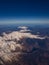 Air Plane view of Canigou Peak and Tretzevents Peak, Prats de Mollo la Preste National Nature Reserve, Catalunya, near Barcelona,