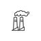 Air Pollution line icon