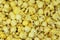 Air popcorn yellow background
