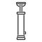 Air pump icon outline vector. Valve compressor