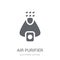 Air purifier icon. Trendy Air purifier logo concept on white background from Electronic Devices collection