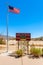 Air Quality and Fire Danger Sign in Joshua Tree National Park California USA