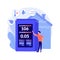 Air quality monitor abstract concept vector illustration.