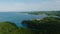 Air survey drone view of coastal of Tropical Island.