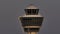 Air Traffic Control tower at Munich Airport, close-up