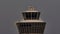 Air Traffic Control tower at Munich Airport, close-up