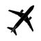 Air transport, a simple image of a turboprop jet aircraft