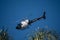 Air unit circles above a SWAT team response to a barricaded gunman in Reseda, CA