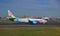 Air Vanuatu flight on the runway at Sydney Airport