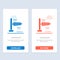 Air, Wind, Windy  Blue and Red Download and Buy Now web Widget Card Template