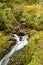 Aira Beck stream below famous Aira Force waterfall, located in the Lake District, Cumbria, UK