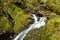 Aira Beck stream below famous Aira Force waterfall, located in the Lake District, Cumbria, UK