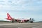 Airasia A320 flight at Langkawi International Airport