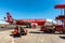 Airasia Aircraft waiting at the Manila airport, Metro Manila, Philippines, Nov 14, 2018