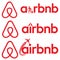 Airbnb logo sign.