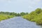 Airboat ride tour of St.John River in Florida, USA