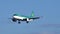 Airbus A320-214 with plates EI-DEP of Aer Lingus descending over Lanzarote airport