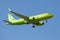 Airbus A320-214 VP-BOJ of S7 Airlines on the glide path
