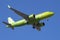 Airbus A320-271N (RA-73466) of S7 Airlines close-up on glide path