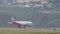 Airbus A321 by Air Berlin on Madeira Airport Runway with Beautiful Scenery