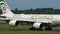 Airbus A340 of Etihad Airlines taxiing