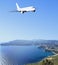 Airbus over French Riviera