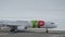 Airbus of TAP Air Portugal Alignment to Take Off from Madeira 4K