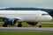 Airbus taxiing at Manchester Airport