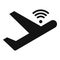 Airbus wifi icon, simple style