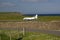 Aircraft on airport runway