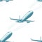 Aircraft aviation airplane air transport seamless pattern isolat