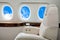 Aircraft business class interior